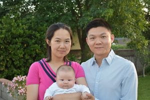 Zhongwei Li and family (Photo by Sergio Bianco)